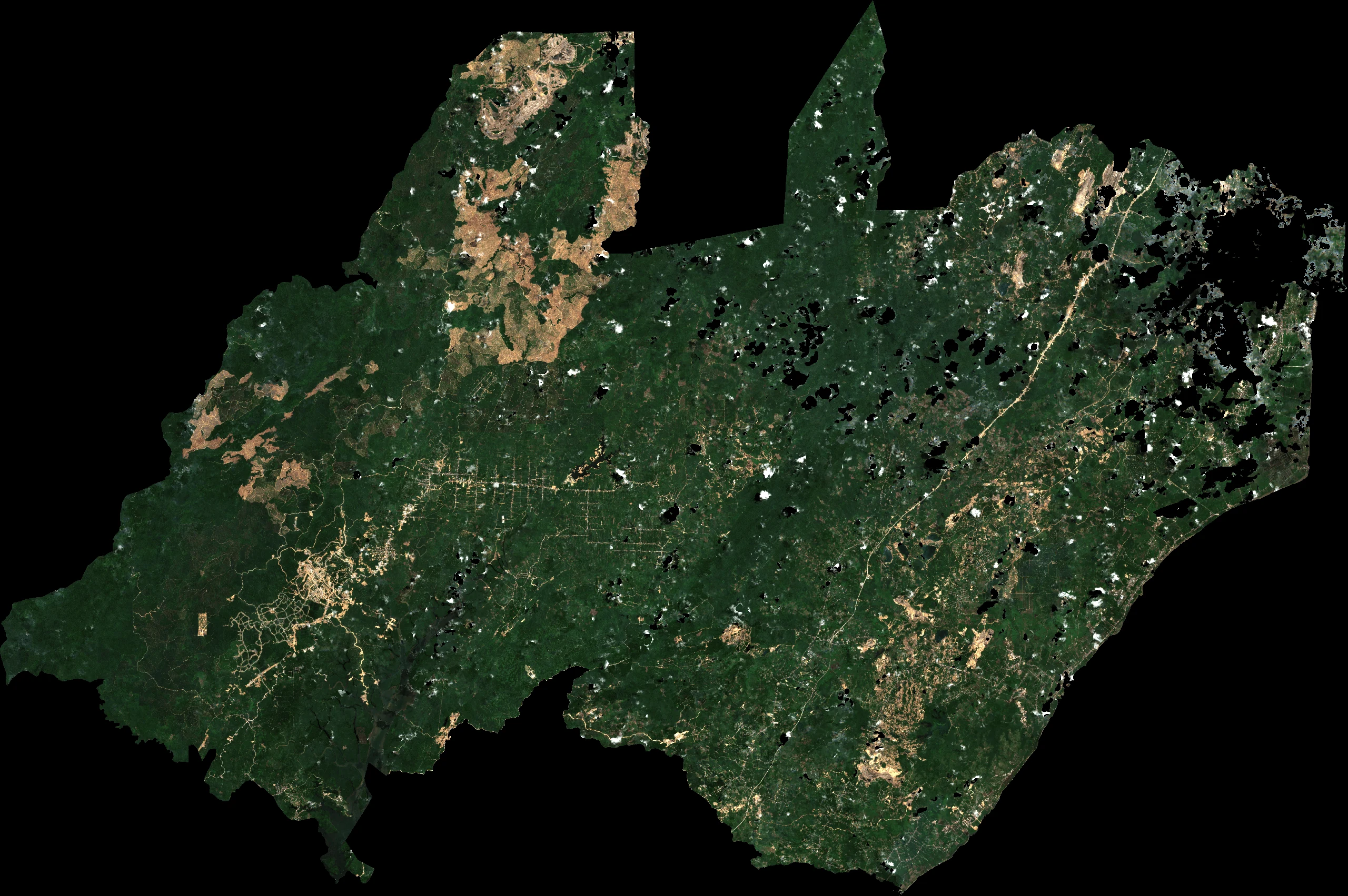 Sentinel-2 Satelit April 2024